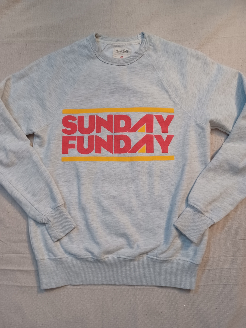 Charlie Hustle KC Chiefs  'Sunday Funday' Sweatshirt Women's Size XS